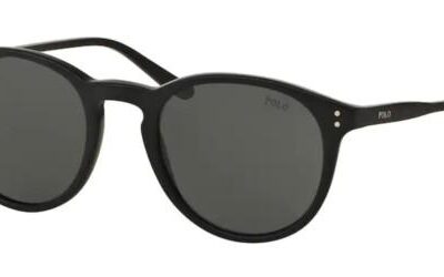 Polo Ralph Lauren Men's PH 4110 Matte Black/Grey Sunglasses