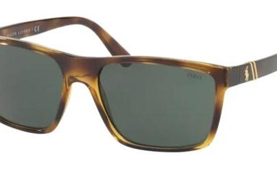 Polo Ralph Lauren Men's PH 4133 Havana/Green Sunglasses