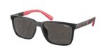Polo Ralph Lauren Men's PH 4189U Matte Black/Dark Grey Sunglasses