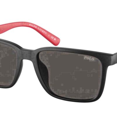 Polo Ralph Lauren Men's PH 4189U Matte Black/Dark Grey Sunglasses