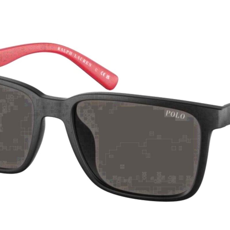 Polo Ralph Lauren Men's PH 4189U Matte Black/Dark Grey Sunglasses