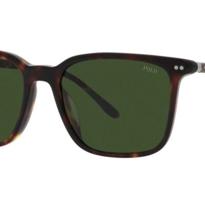 Polo Ralph Lauren Men's PH 4194U Shiny Dark Havana/Dark Green Sunglasses
