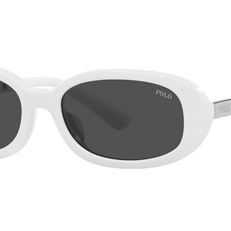 Polo Ralph Lauren Women's PH 4198U White/Dark Grey Sunglasses Polo Ralph Lauren Women's PH 4198U White/Dark Grey Sunglasses