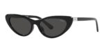 Polo Ralph Lauren Women's PH 4199U Shiny Black/Dark Grey Sunglasses