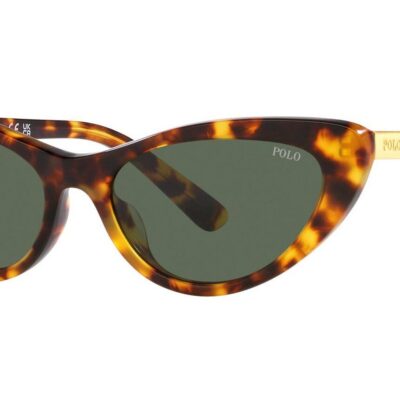 Polo Ralph Lauren Women's PH 4199U Shiny Havana/Dark Green Sunglasses