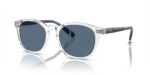 Polo Ralph Lauren Men's PH 4206 Shiny Crystal/Dark Blue Sunglasses