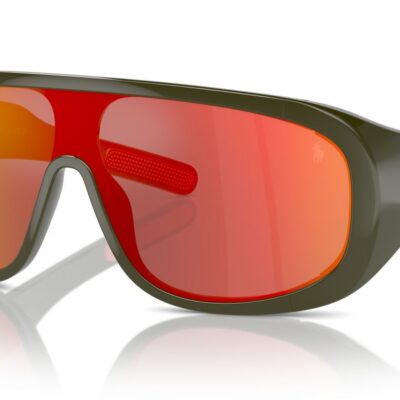 Polo Ralph Lauren Men's PH 4215U Green/Orange Red Sunglasses