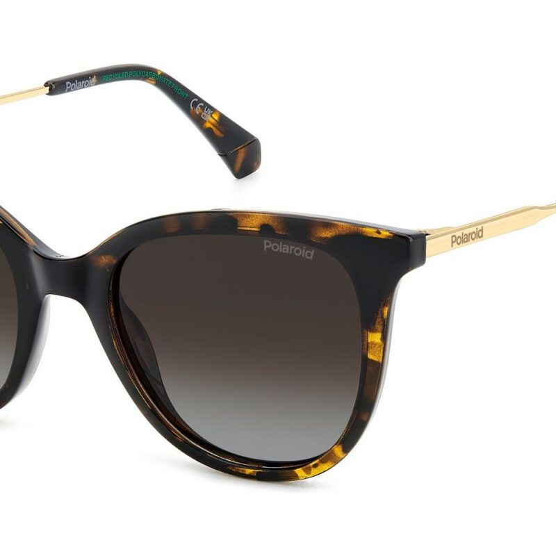 Polaroid Women's PLD 4184/S/X Dark Havana/ Brown Shaded Polarized Sunglasses