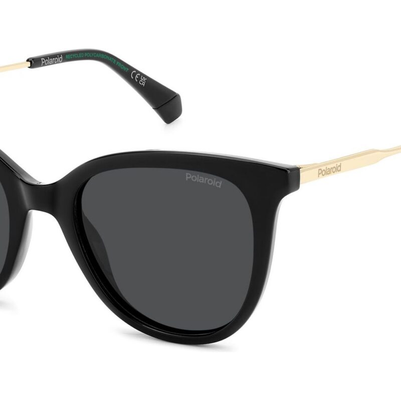 Polaroid Women's PLD 4184/S/X Black/Grey Polarized Sunglasses