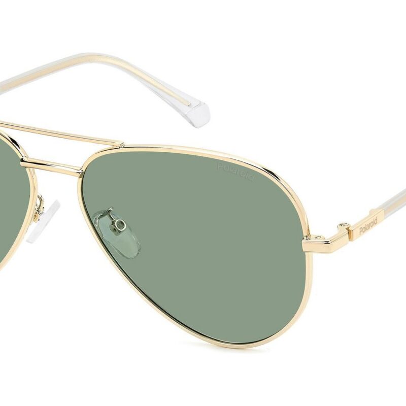 Polaroid Men's PLD 4186/G/S/X Gold/ Green Polarized Sunglasses Polaroid Men's PLD 4186/G/S/X Gold/ Green Polarized Sunglasses