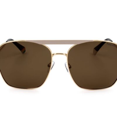 POLAROID PLD 6201 S X MATTE IVORY GOLD Women's Sunglasses