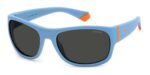 Polaroid Men's PLD 8064/S Azure/ Grey Polarized Sunglasses