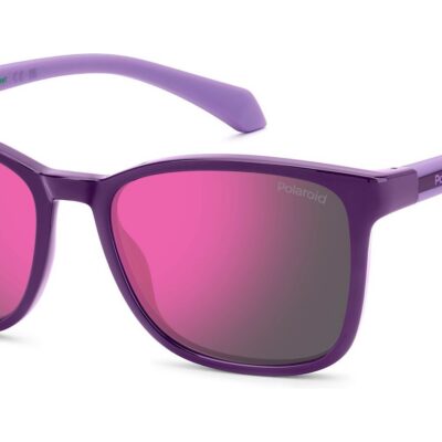 Polaroid PLD 8077/S Plum/ Grey Pink Mirror Polarized Sunglasses