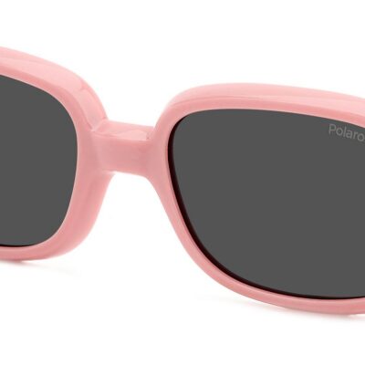 Polaroid PLD K003 CL-ON Pink/Grey Polarized Sunglasses