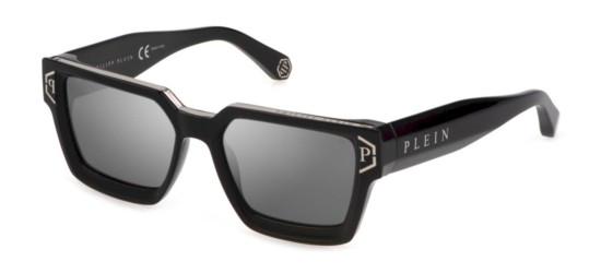 Philipp Plein Men's PLEIN BRAVE SHADE SPP005M Smoke/Mirror Gun Metal Sunglasses Philipp Plein Men's PLEIN BRAVE SHADE SPP005M Smoke/Mirror Gun Metal Sunglasses