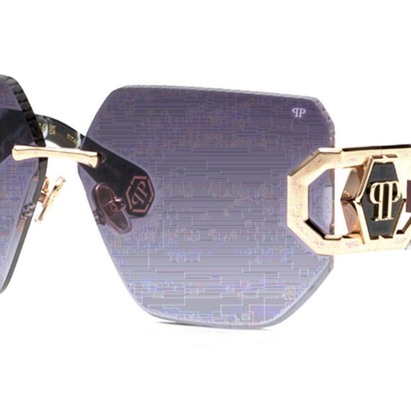 Philipp Plein Men's PLEIN HERA SPP133 Rose Gold - Black Marble/Smoke Gradient Smoke Sunglasses Philipp Plein Men's PLEIN HERA SPP133 Rose Gold - Black Marble/Smoke Gradient Smoke Sunglasses
