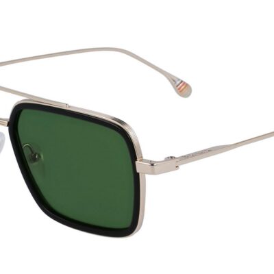 Paul Smith Men's PS23101S HUGON Gold Black/Green Sunglasses