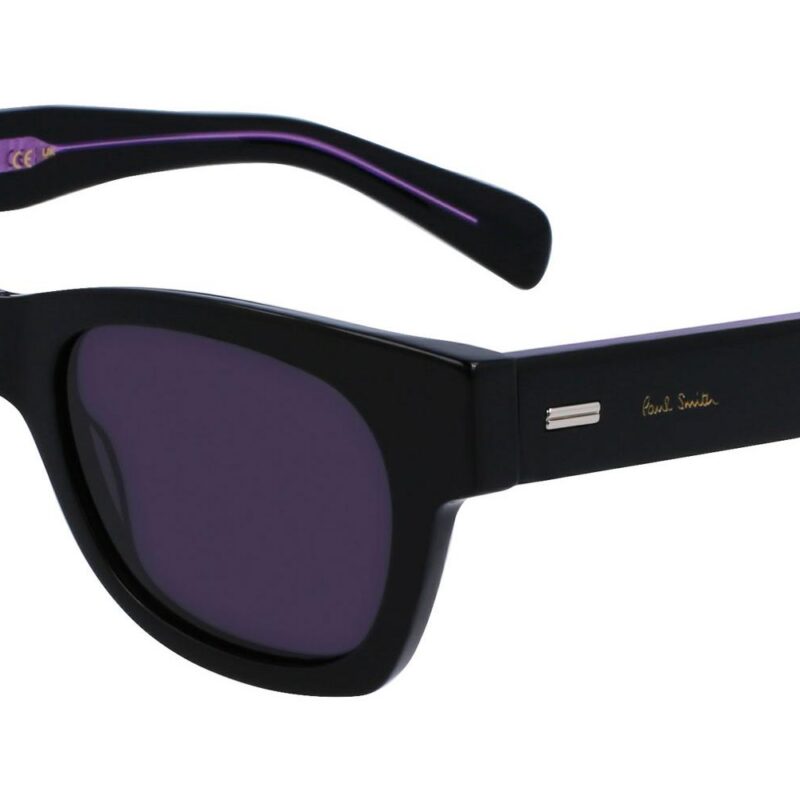 Paul Smith Men's PSSN097 HIGHGATE Black Multistripes/Grey Sunglasses