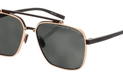 Porsche Design Unisex P'8937 Gold Black/Grey Sunglasses
