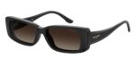 Pierre Cardin Women's P.C. 8534/CS Black/ Brown Shaded Polarized Sunglasses