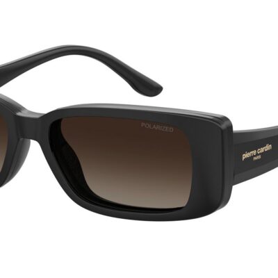 Pierre Cardin Women's P.C. 8534/CS Black/ Brown Shaded Polarized Sunglasses