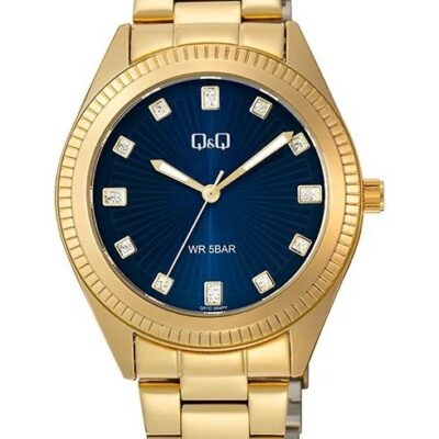 Q&q Women's 36mm Ss Ip Gold Watch (Q01C-004PY)