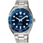 Q&q Men's 42mm Stainless Steel Watch (Q09C-001PY)