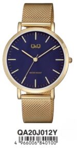 Q&q Unisex 39mm Metal Watch (QA20J012Y)