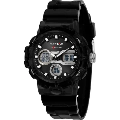Sector No Limits Men's 43mm Silicone Watch (R3251242505)