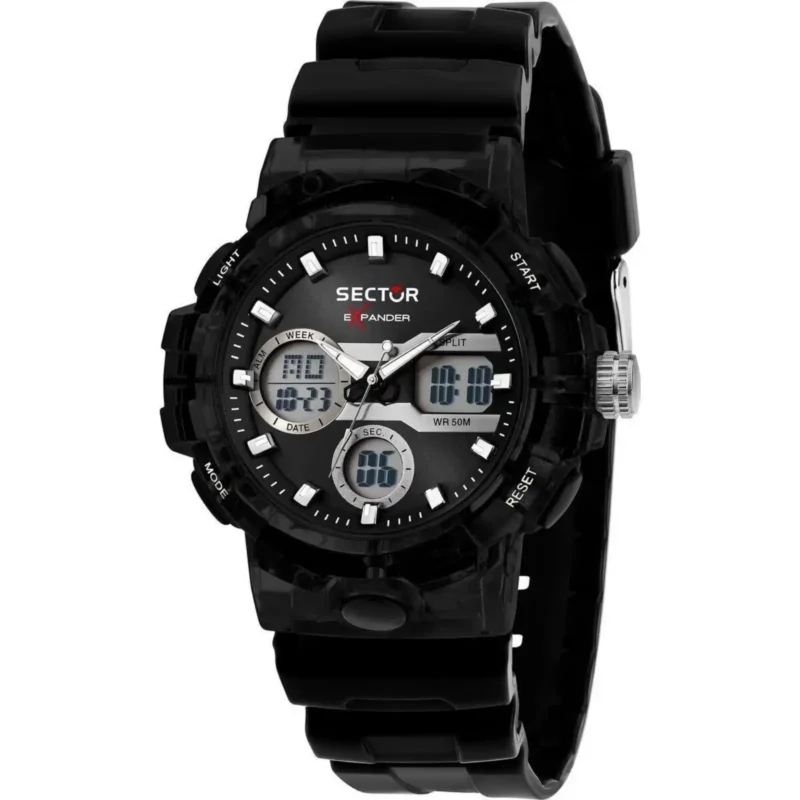 Sector No Limits Men's 43mm Silicone Watch (R3251242505) Sector No Limits Men's 43mm Silicone Watch (R3251242505)
