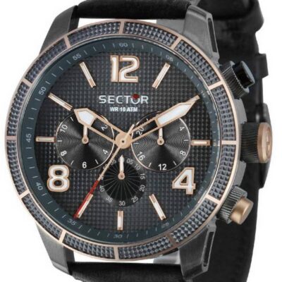 Sector Men's Chronograph 45mm Stainless Steel Watch (R3251575013)