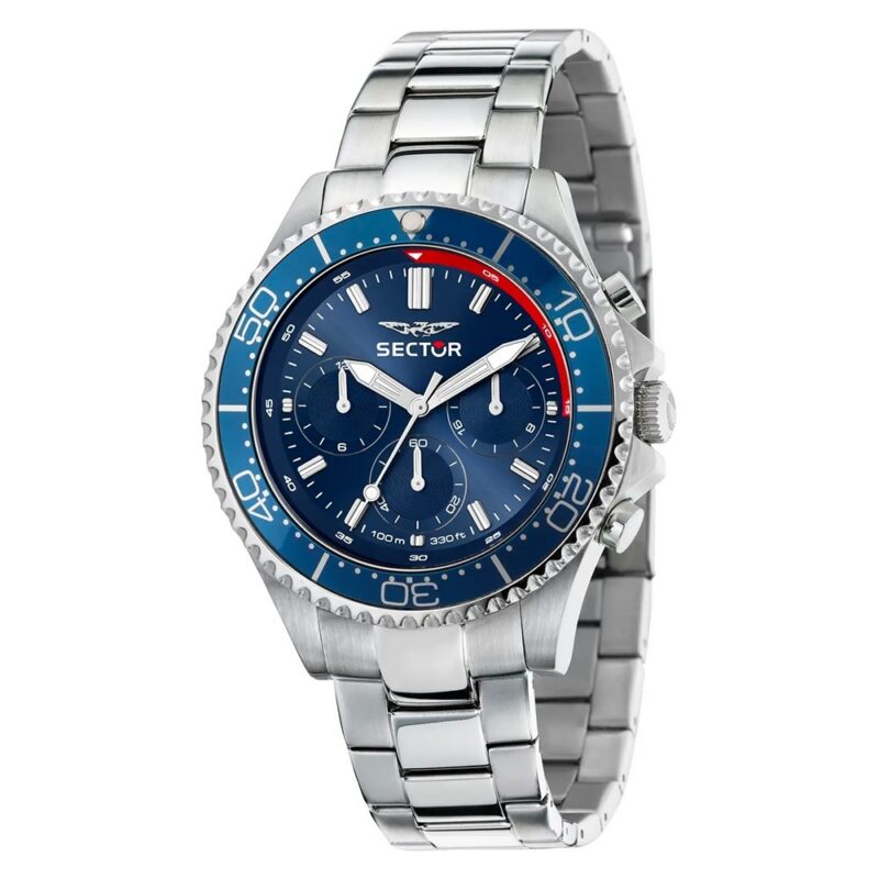 Sector No Limits Men's 43mm Stainless Steel Watch (R3253161044)