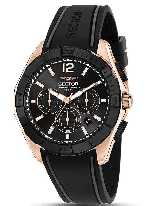 Sector Men's Chronograph 42mm Stainless Steel Watch (R3271636001)