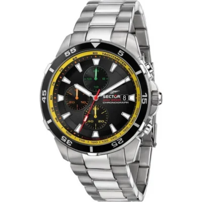 Sector No Limits Men's Chronograph 43mm Stainless Steel Watch (R3273643006)