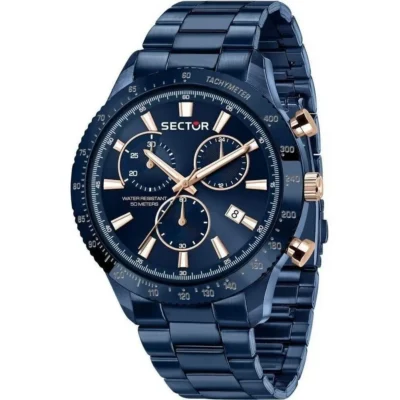 Sector No Limits Men's Chronograph 45mm Stainless Steel Watch (R3273778004)