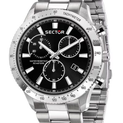 Sector Men's Chronograph 45mm Stainless Steel Watch (R3273778005)
