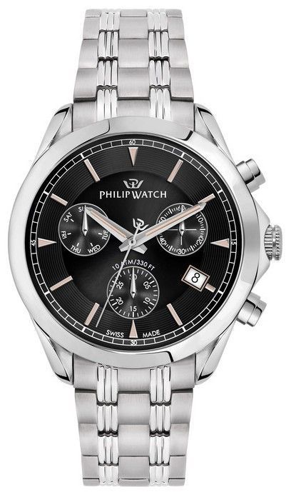 Philip Watch Men's Chronograph 41mm Stainless Steel Watch (R8273665004) Philip Watch Men's Chronograph 41mm Stainless Steel Watch (R8273665004)