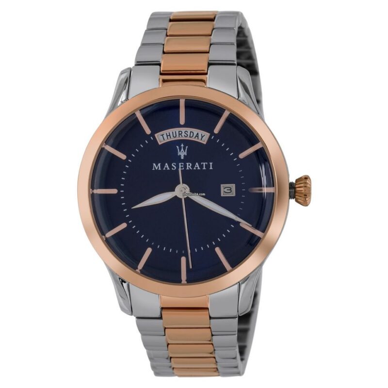 Maserati Unisex 40mm Two-Tone Rose Gold and Silver Watch (R8853125001)