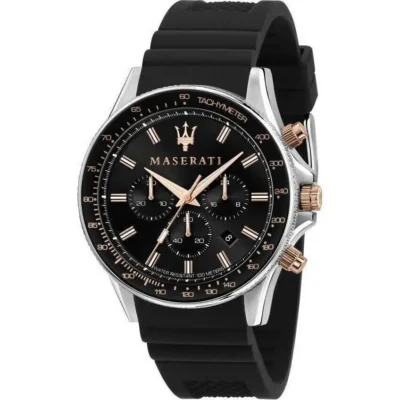 Maserati Men's Chronograph 44mm Silicone Watch (R8871640002)