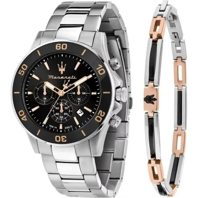 Maserati Men's Chronograph 46mm Stainless Steel Watch (R8873600001) Maserati Men's Chronograph 46mm Stainless Steel Watch (R8873600001)