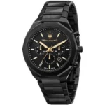 Maserati Men's Chronograph 45mm Black PVD Watch (R8873642005)