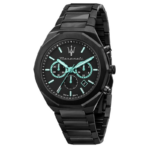 Maserati Men's Chronograph 45mm Black PVD Watch (R8873644001)