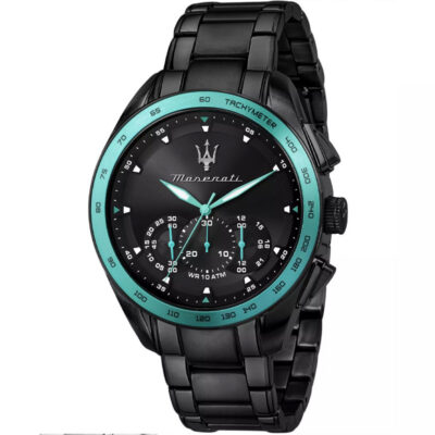 Maserati Men's Chronograph 45mm Black PVD Watch (R8873644002)