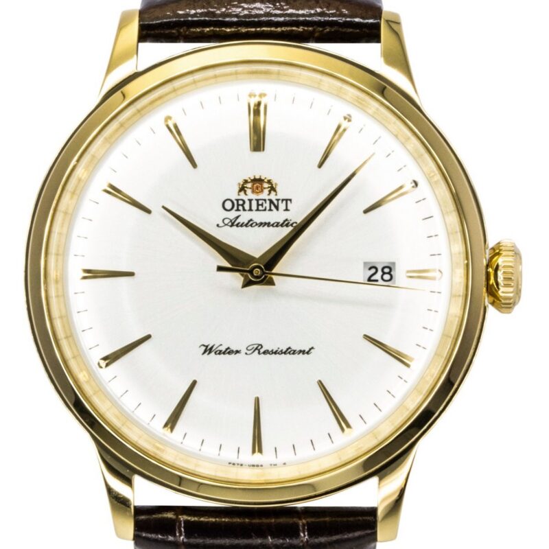 Orient Classic Bambino Leather Strap White Dial Automatic RA-AC0028S Men's Watch