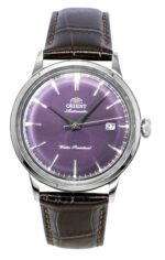Orient Classic Bambino Leather Strap Purple Dial Automatic RA-AC0032V Men's Watch