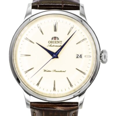 Orient Classic Bambino Leather Strap Ivory Dial Automatic RA-AC0033Y Men's Watch