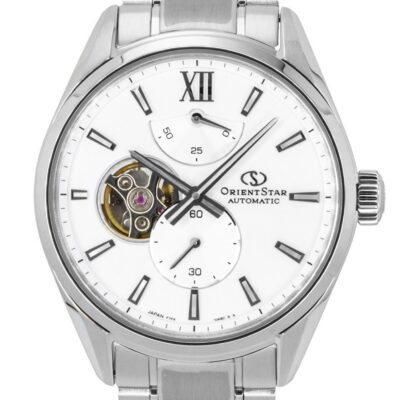 Orient Men's Stainless Steel Watch (RE-BY0011S)