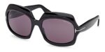 Tom Ford Women's REN FT1155 Black/Smoke Violet Sunglasses