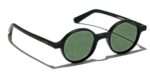 L.g.r Men's REUNION Matte Black/Green G-15 (Caliber 46) Sunglasses