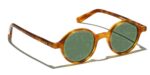L.g.r Men's REUNION Light Havana Matt/Flat Green G-15 (Caliber 48) Sunglasses